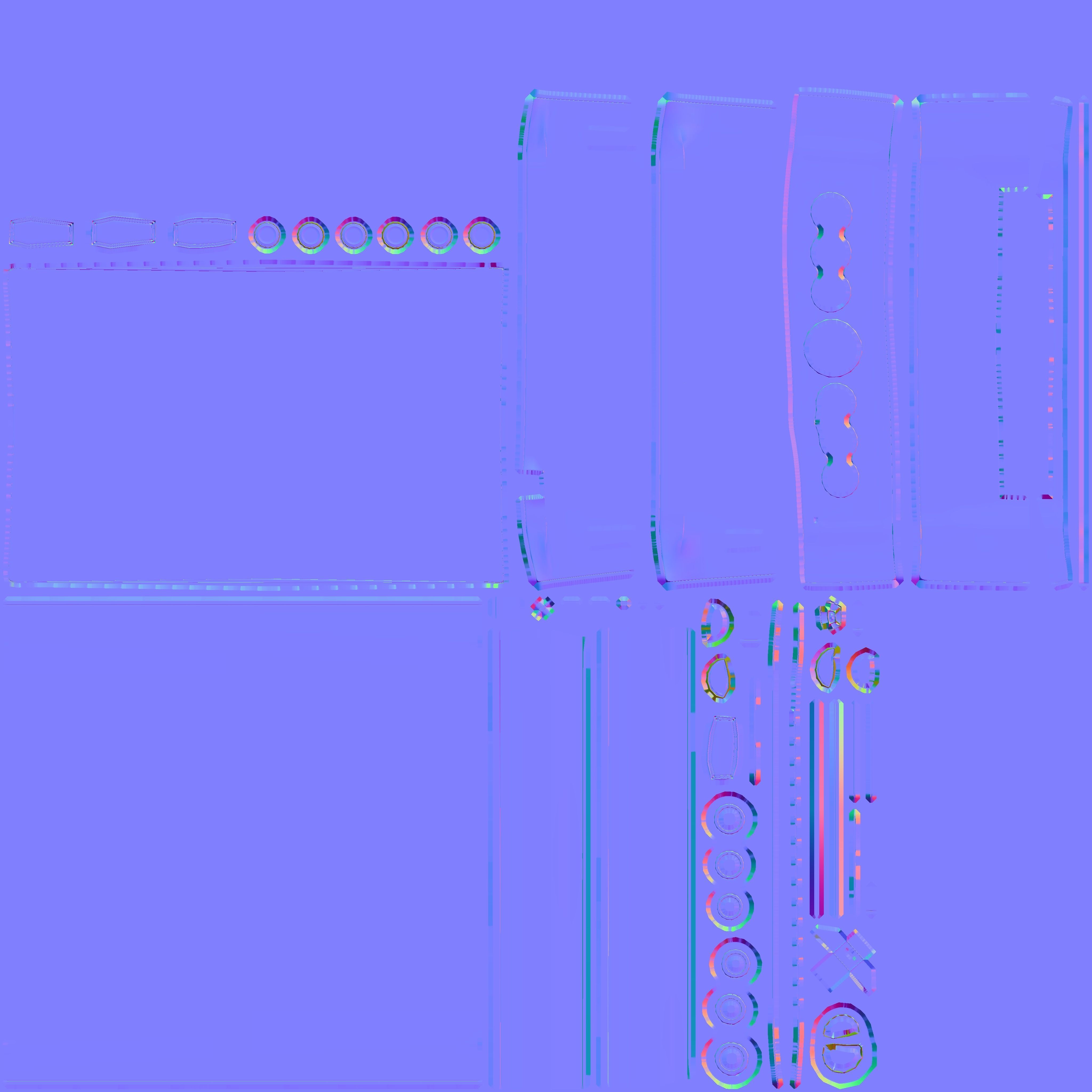 Huion H610 Pro Tablet Low-poly 3D model_6