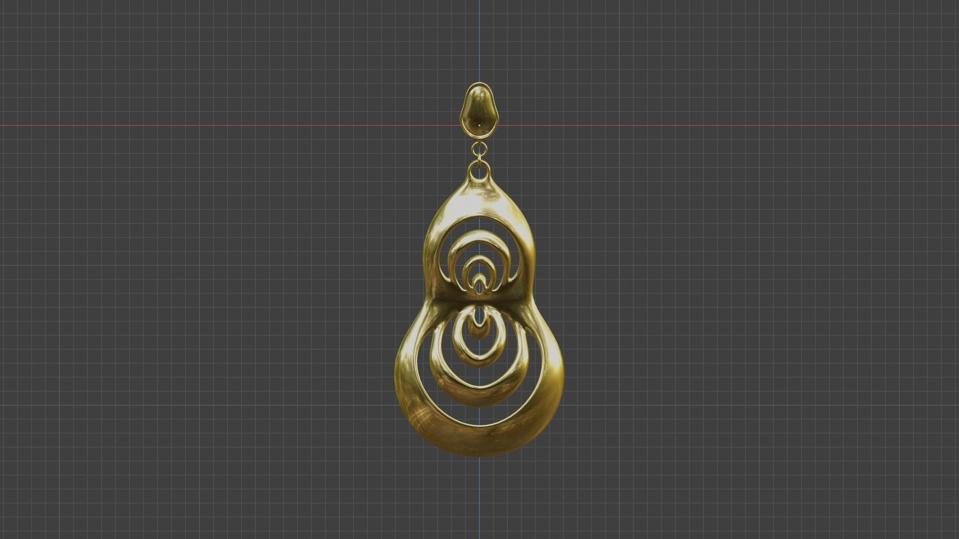 Ear Rings 3D model_1