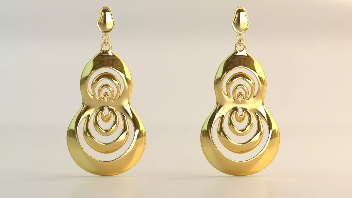 Ear Rings 3D model_0