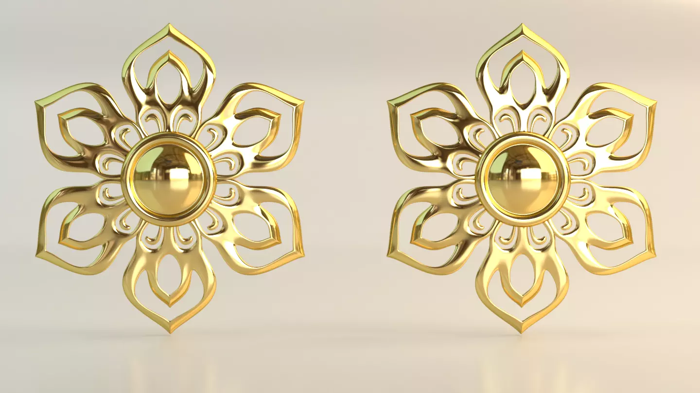 Ear Rings 3D model_0
