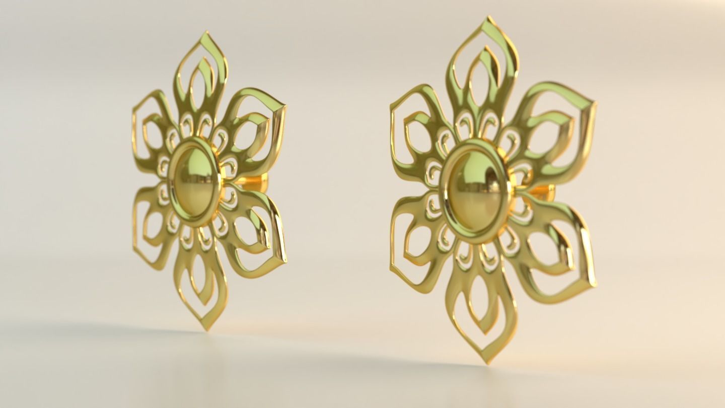 Ear Rings 3D model_4