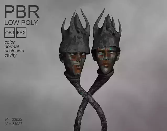 Microcircuit iron mushrooms twins