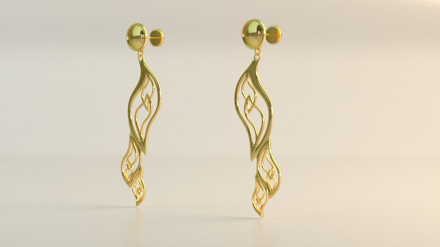 Ear Rings 3D model_4