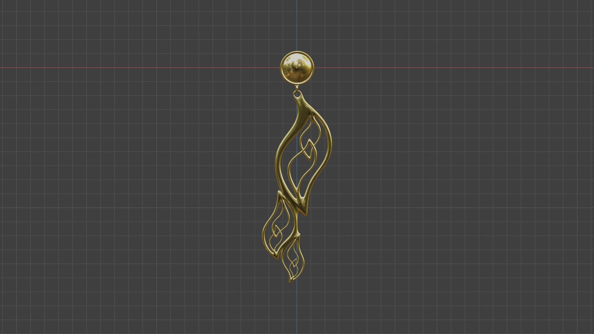 Ear Rings 3D model_1