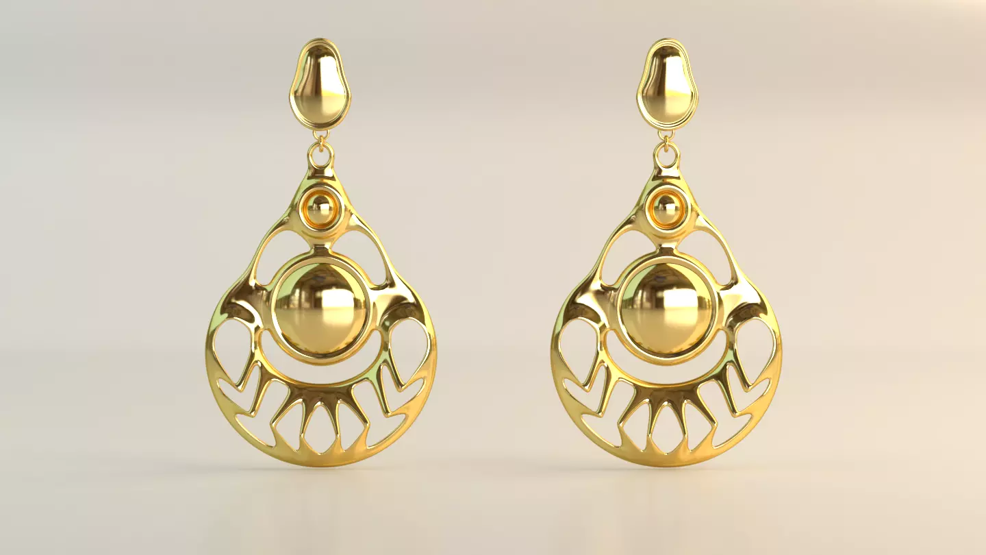 Ear Rings 3D model_0