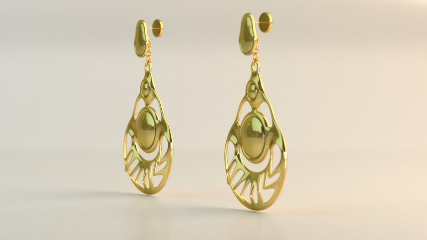 Ear Rings 3D model_4