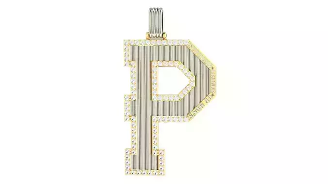 Pedant Letter P SUPREME LEAGUE OF MAN S