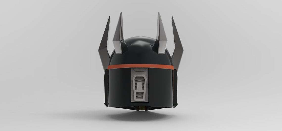 Gar Saxon Clone Wars helmet STL file for 3d print 3D model_1