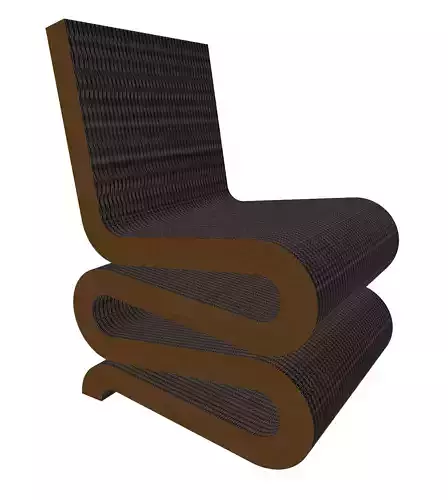 Frank Gehry Corrugated Wiggle Chair