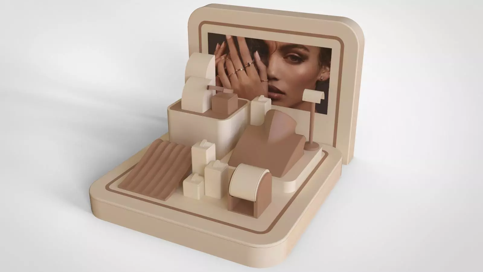 Jewelry Display Concept 3D model