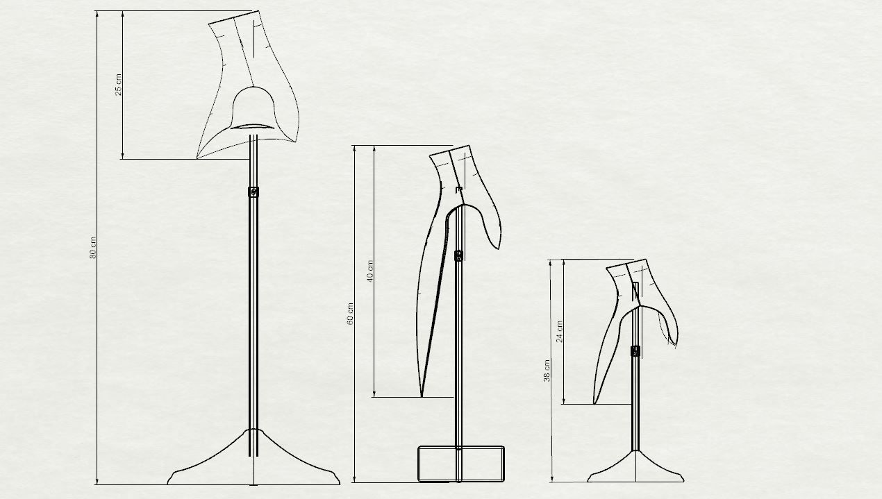 Jewelry Bust Model 3D model_9