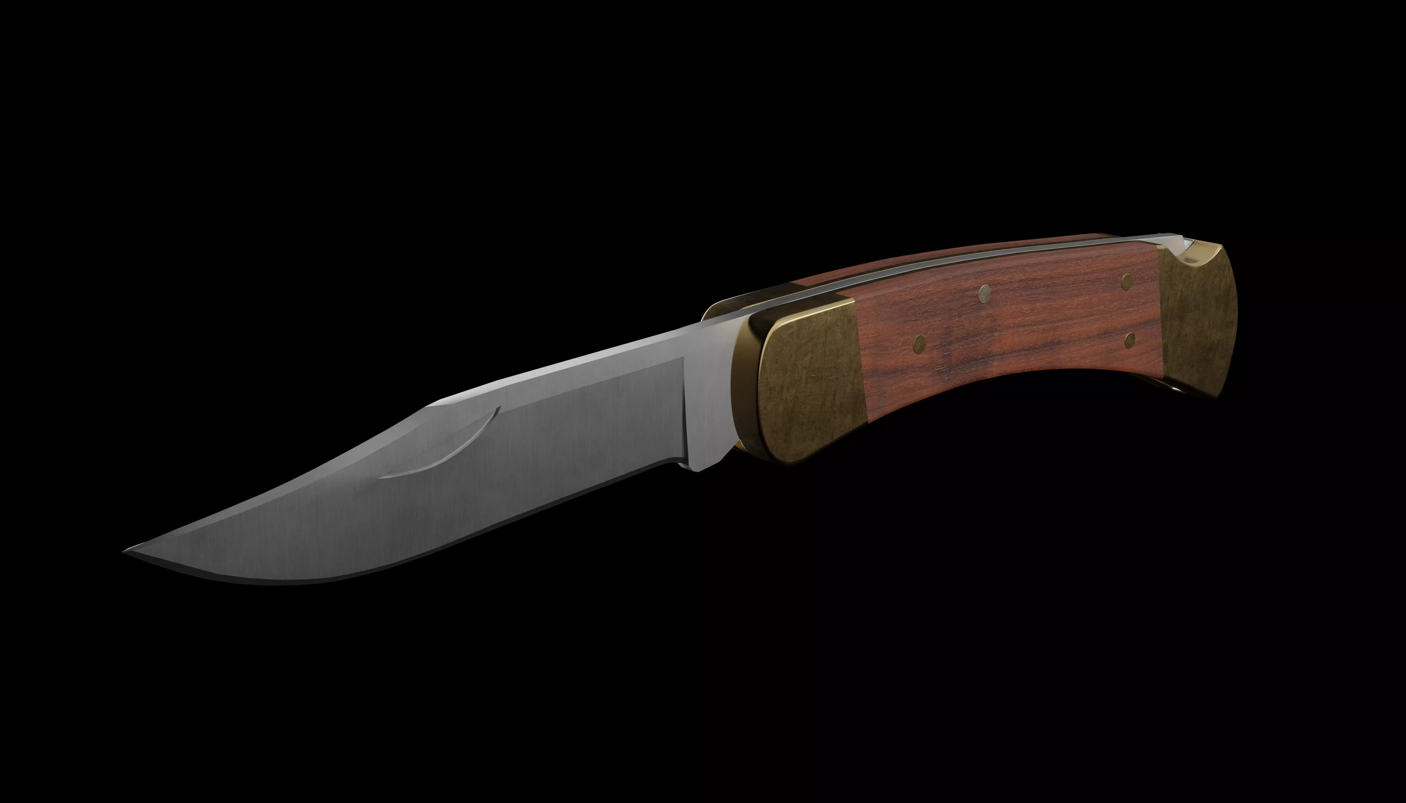 Knife buck 110 Free low-poly 3D model