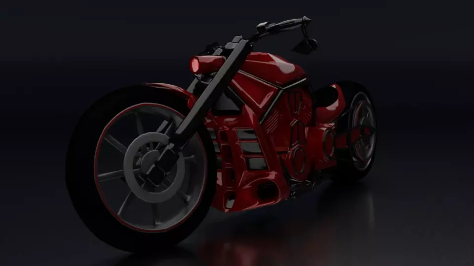 classic bick 3D model_0