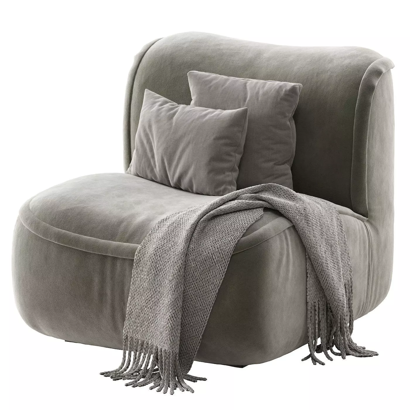 Pair Of calida Lounge Chairs Des Arch Giudici 3D model