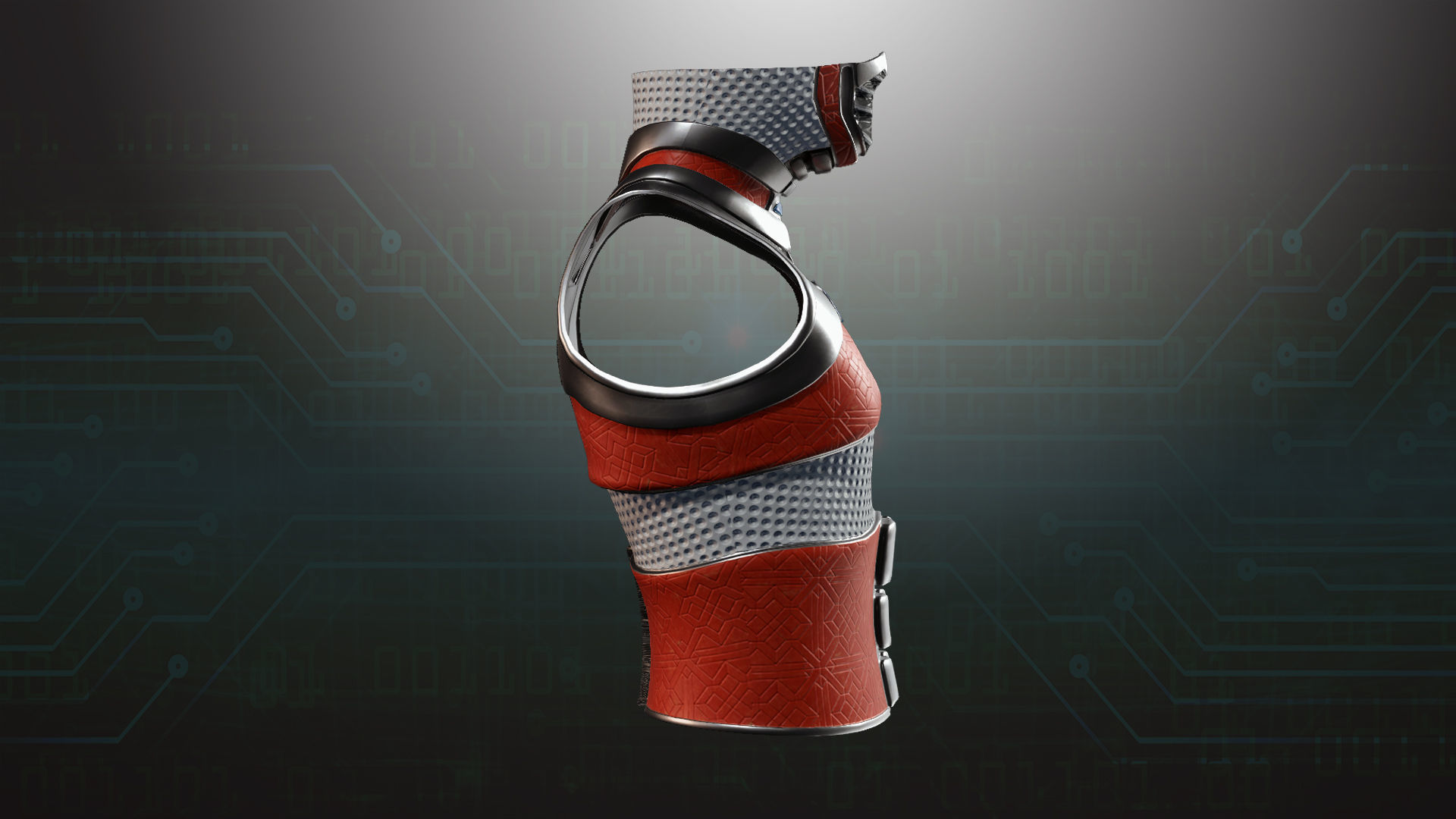 Cyborg Warzone - Space Warrior Shirt-C Low-poly 3D model_1