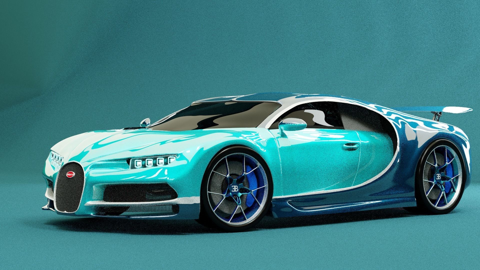 Bugatti veyron 3D model_1