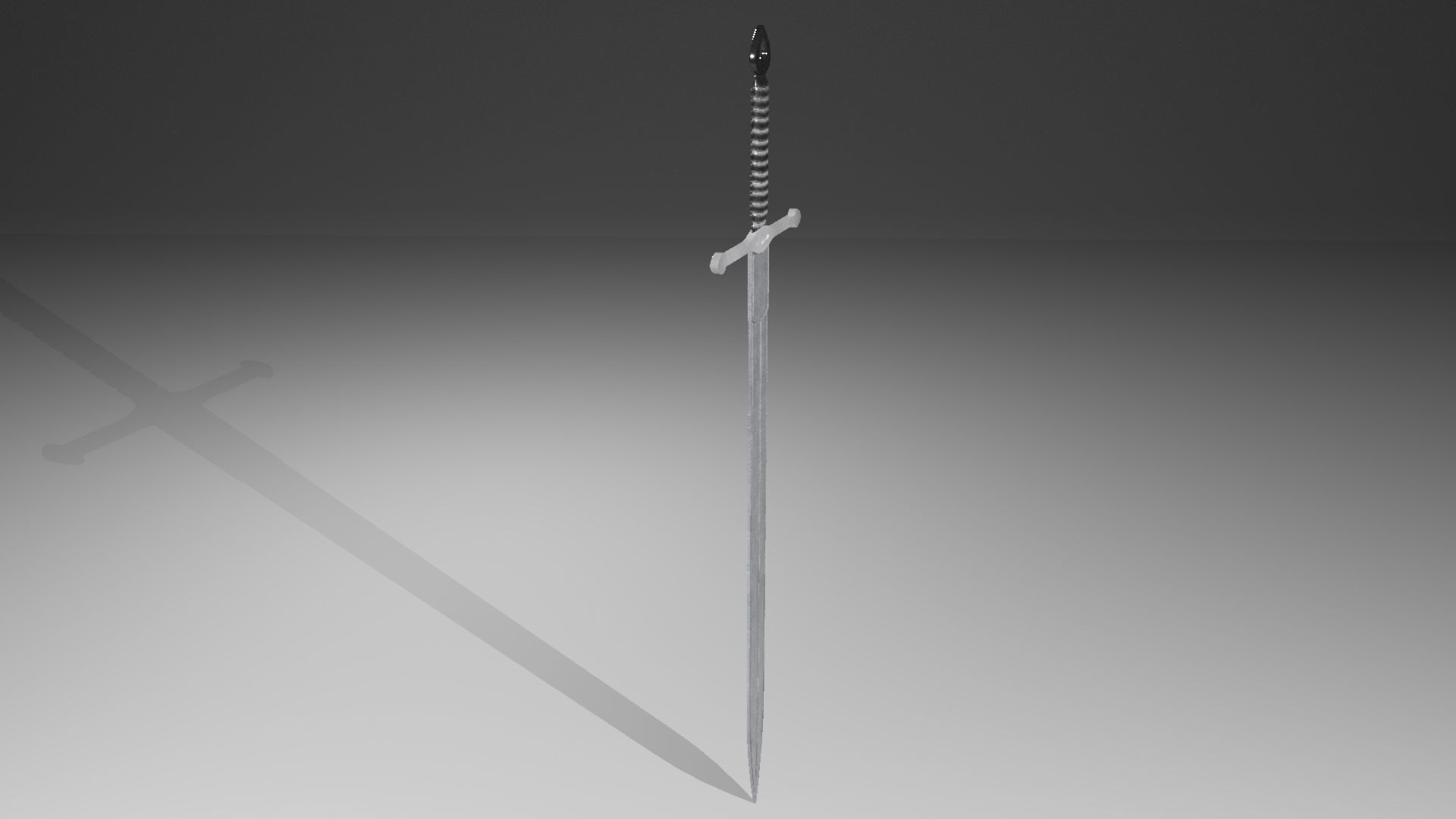 Medieval sword 3D model_17