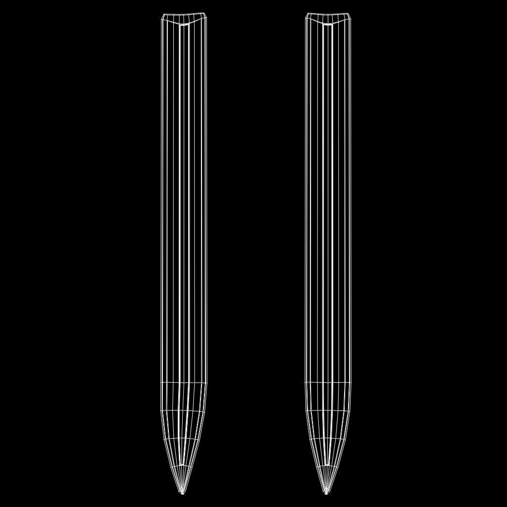 Medieval sword 3D model_27