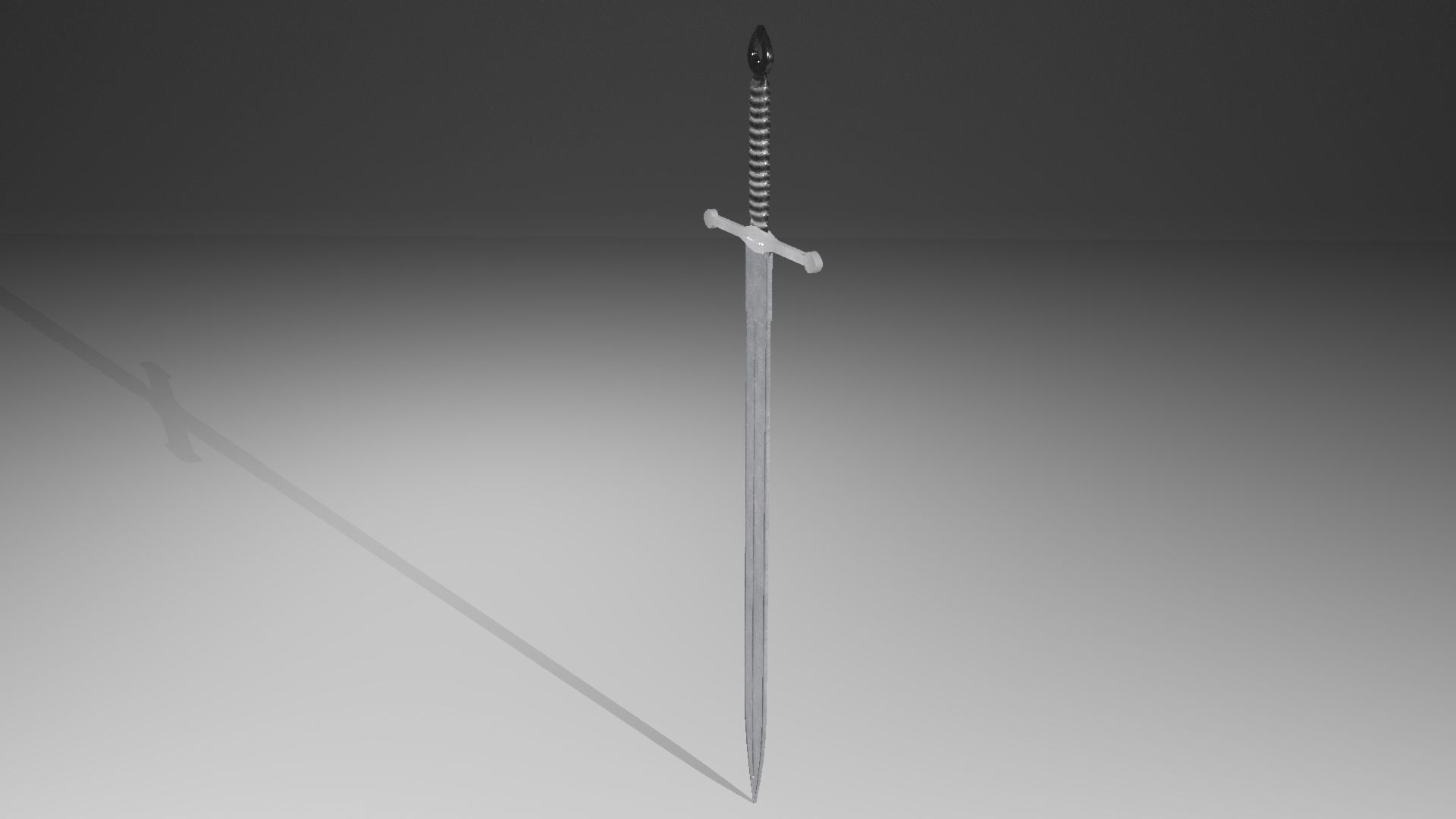 Medieval sword 3D model_20