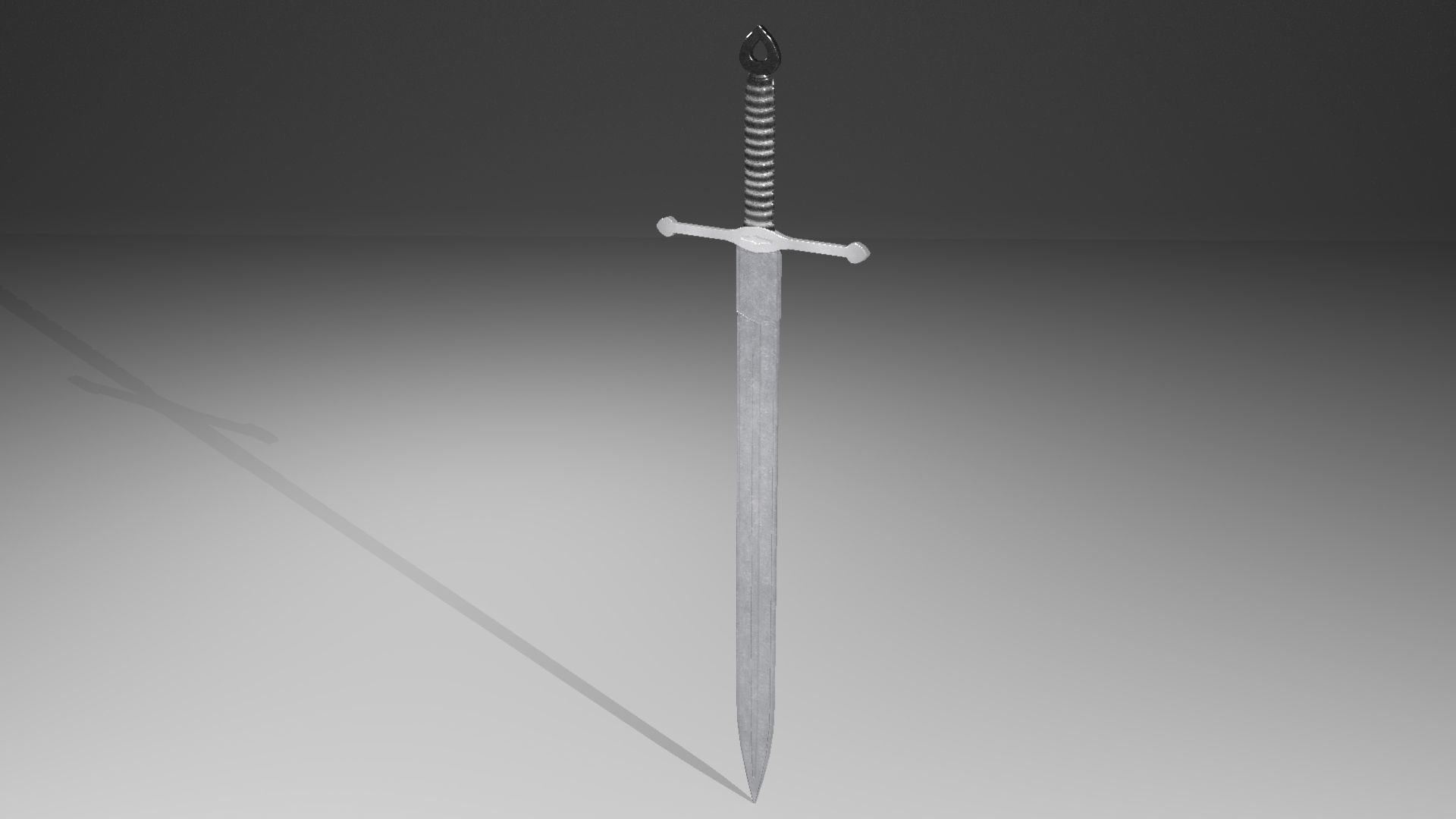 Medieval sword 3D model_22
