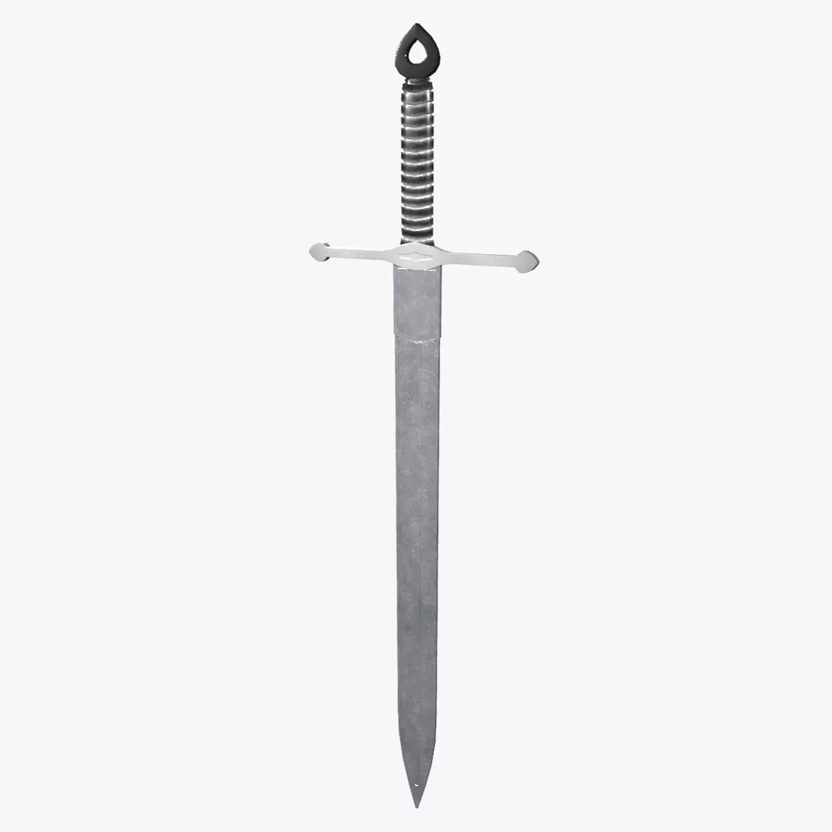 Medieval sword 3D model_0