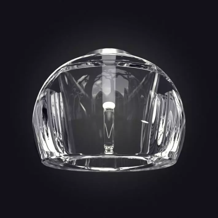 Glass Ceiling Lamp 3D model_0
