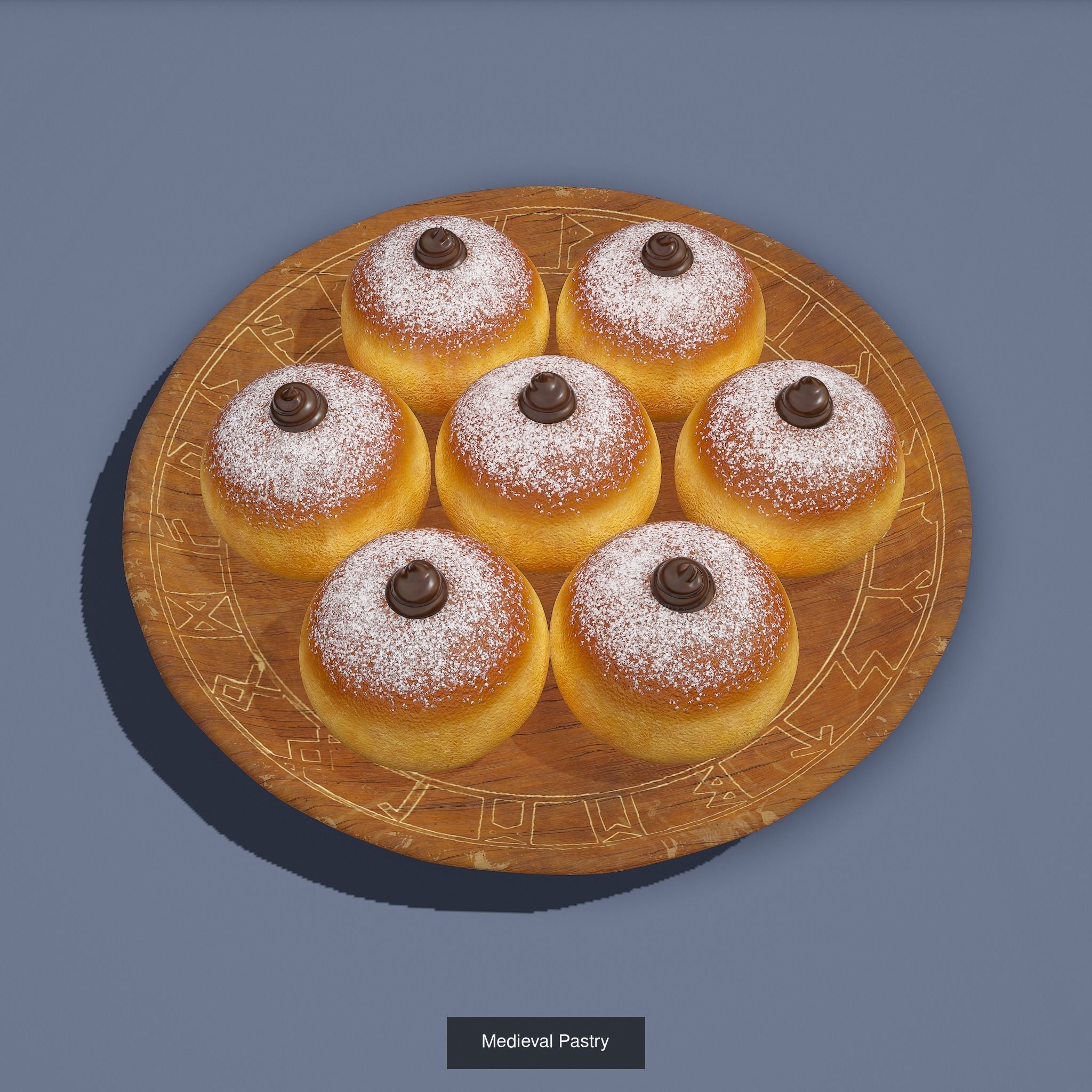 300 Medieval Props Pack 3D Model Collection_151