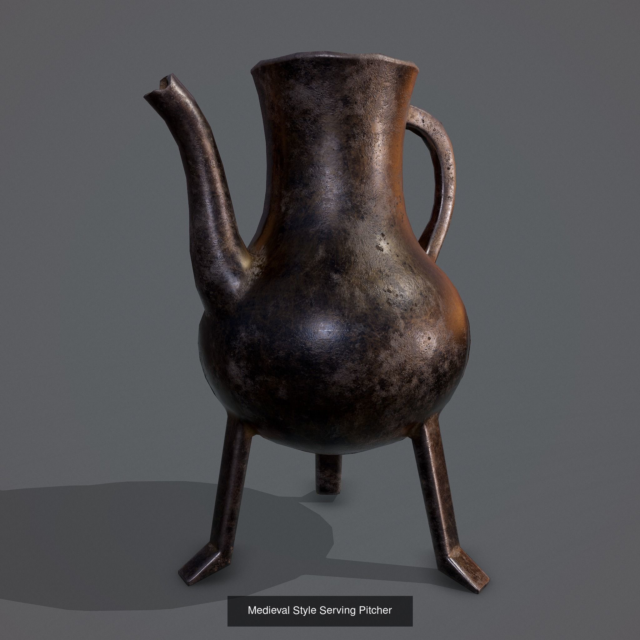 300 Medieval Props Pack 3D Model Collection_127