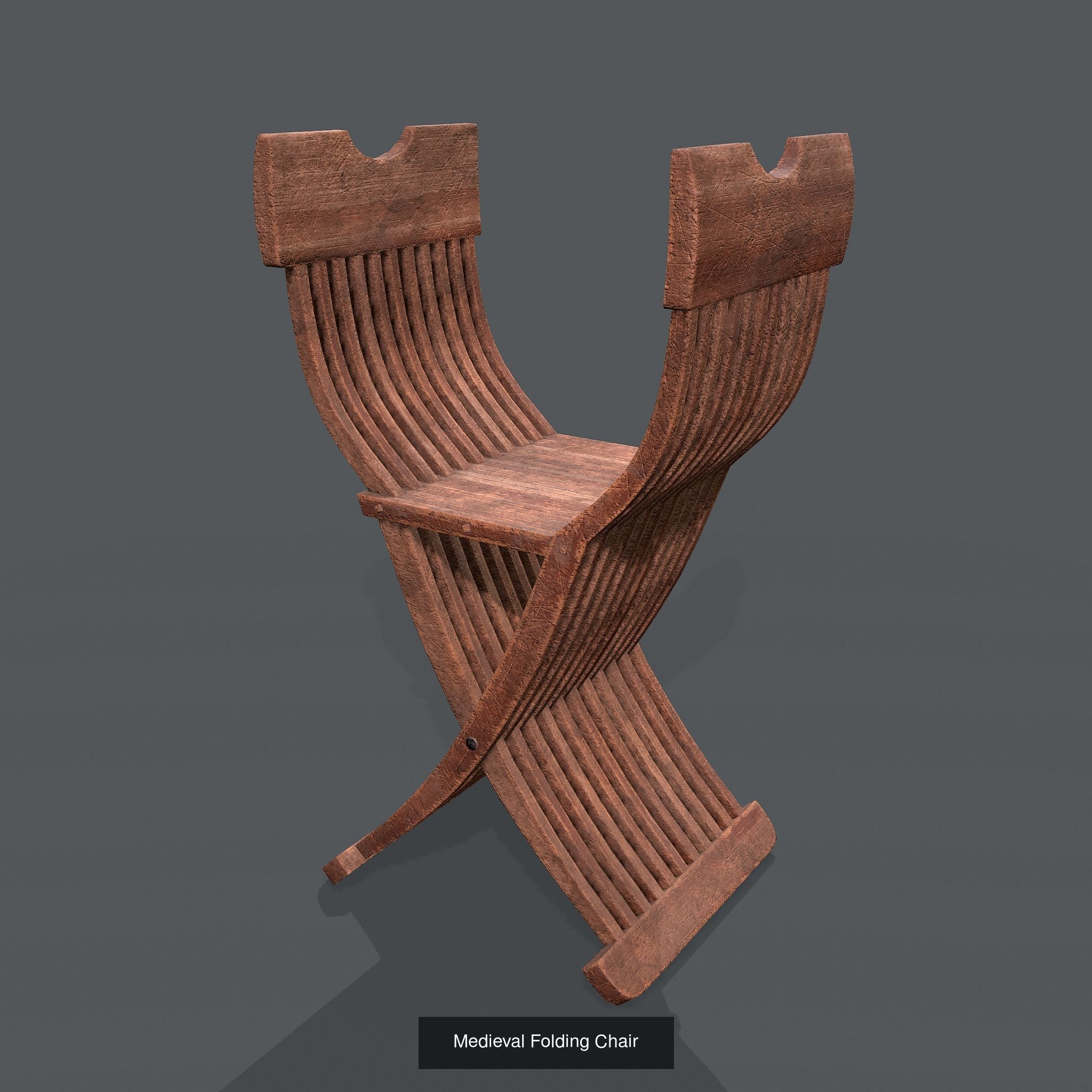 300 Medieval Props Pack 3D Model Collection_159