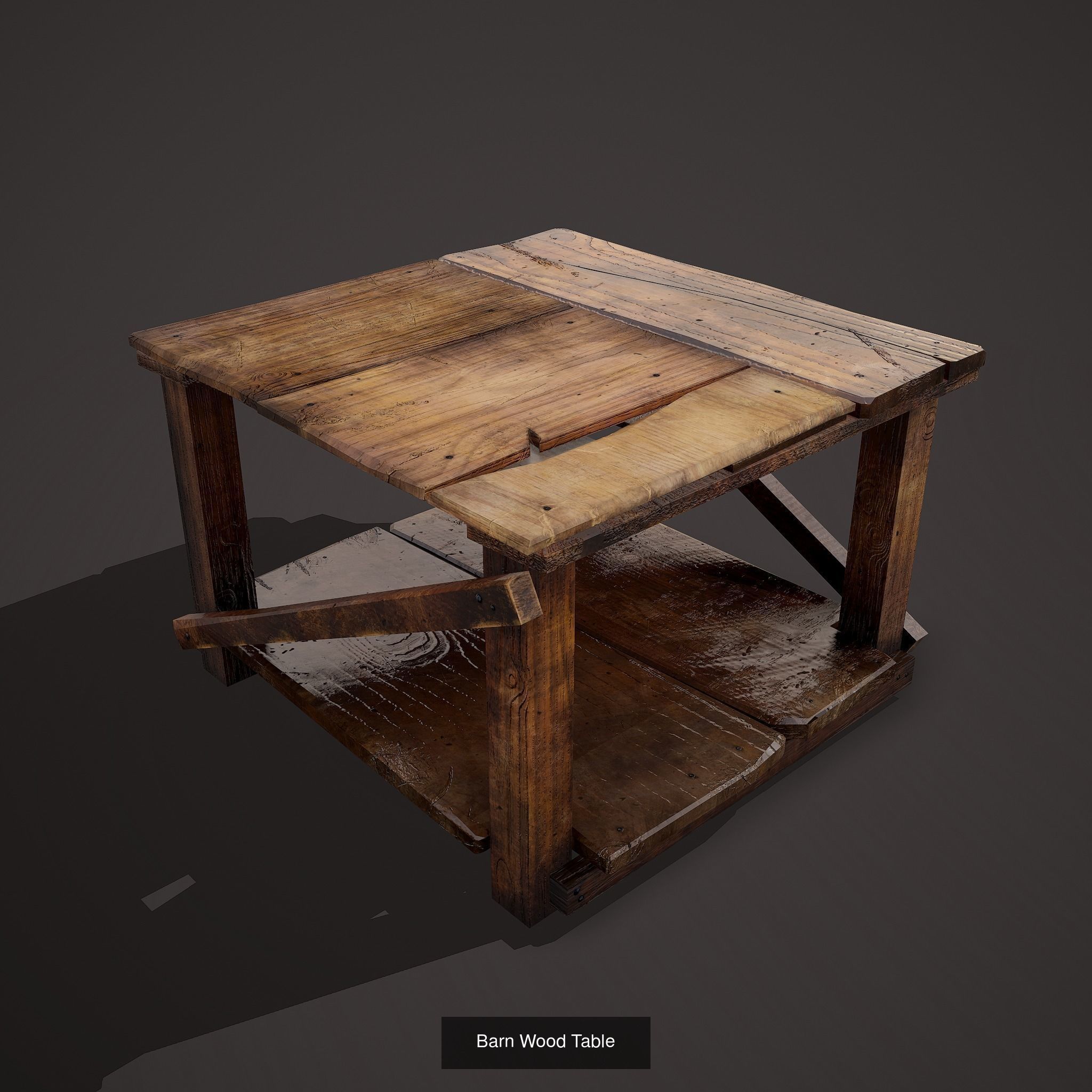 300 Medieval Props Pack 3D Model Collection_129