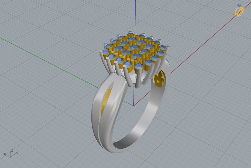 Ring and Earrings 142 3D print model_15