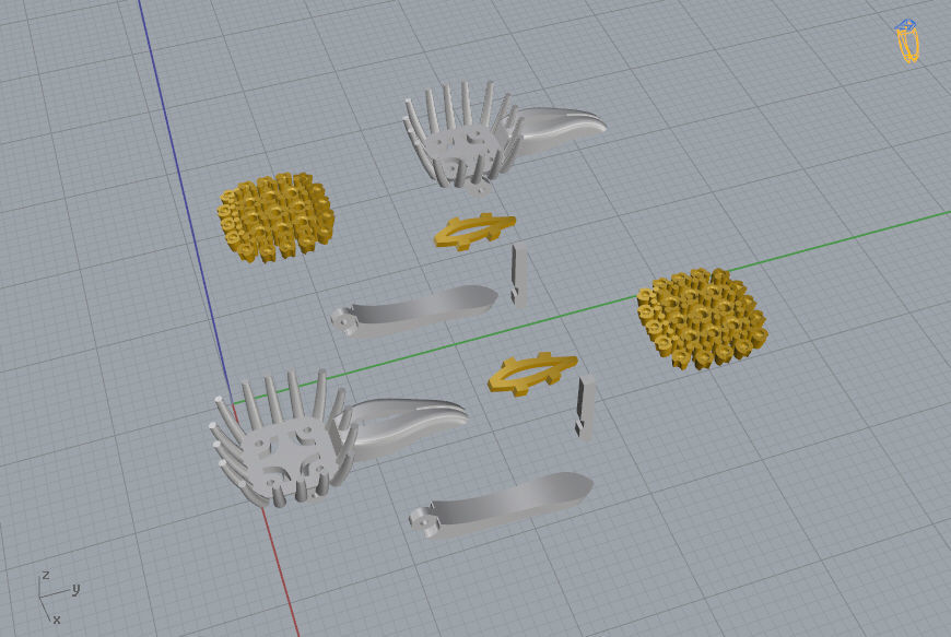 Ring and Earrings 142 3D print model_13