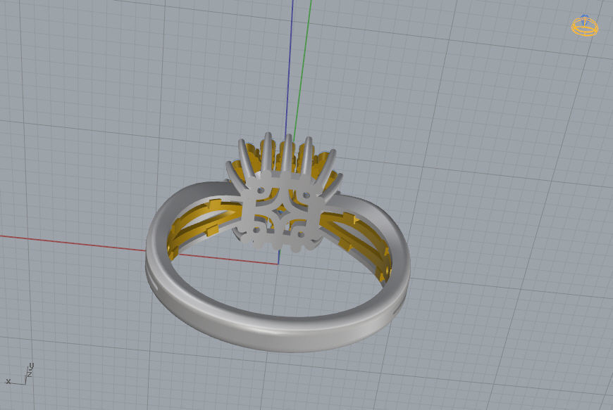 Ring and Earrings 142 3D print model_17