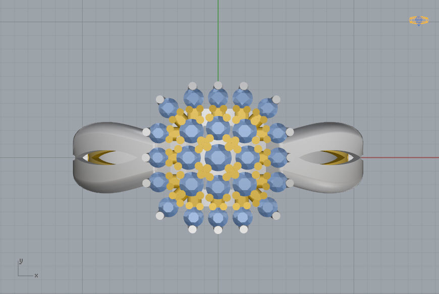 Ring and Earrings 142 3D print model_14