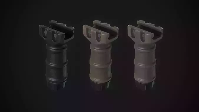 TangoDown Stubby Vertical Grip Low-poly 3D model