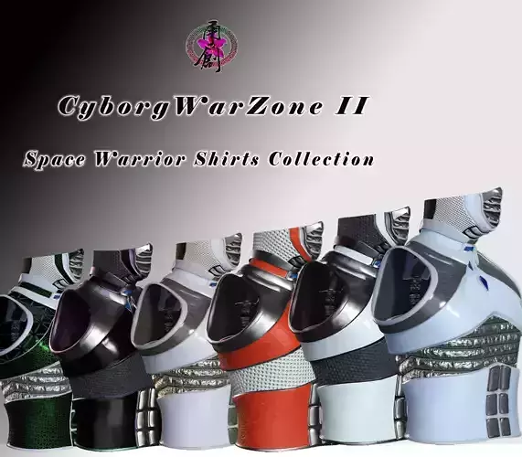 Cyborg Warzone - Space Warrior Shirts Collection 