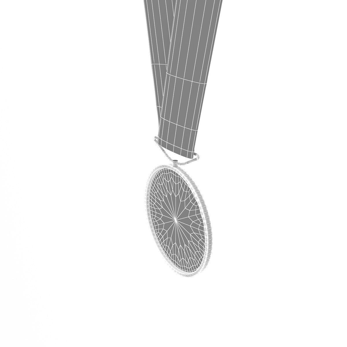 Sports Medal Trophy Mockup 4 3D model_4