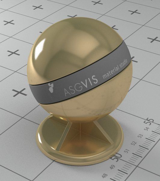 Lipstick-DAS--DigitalArtStudio-3D gold sphere 3D model_4