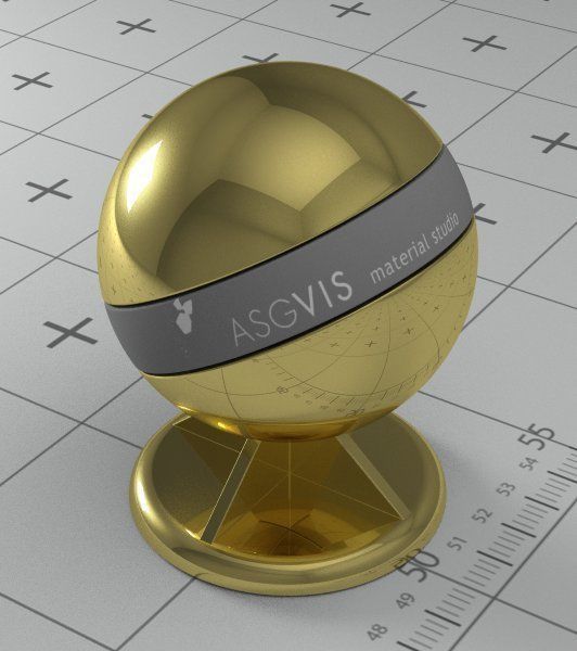 Lipstick-DAS--DigitalArtStudio-3D gold sphere 3D model_3