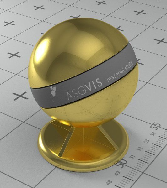 Lipstick-DAS--DigitalArtStudio-3D gold sphere 3D model_5