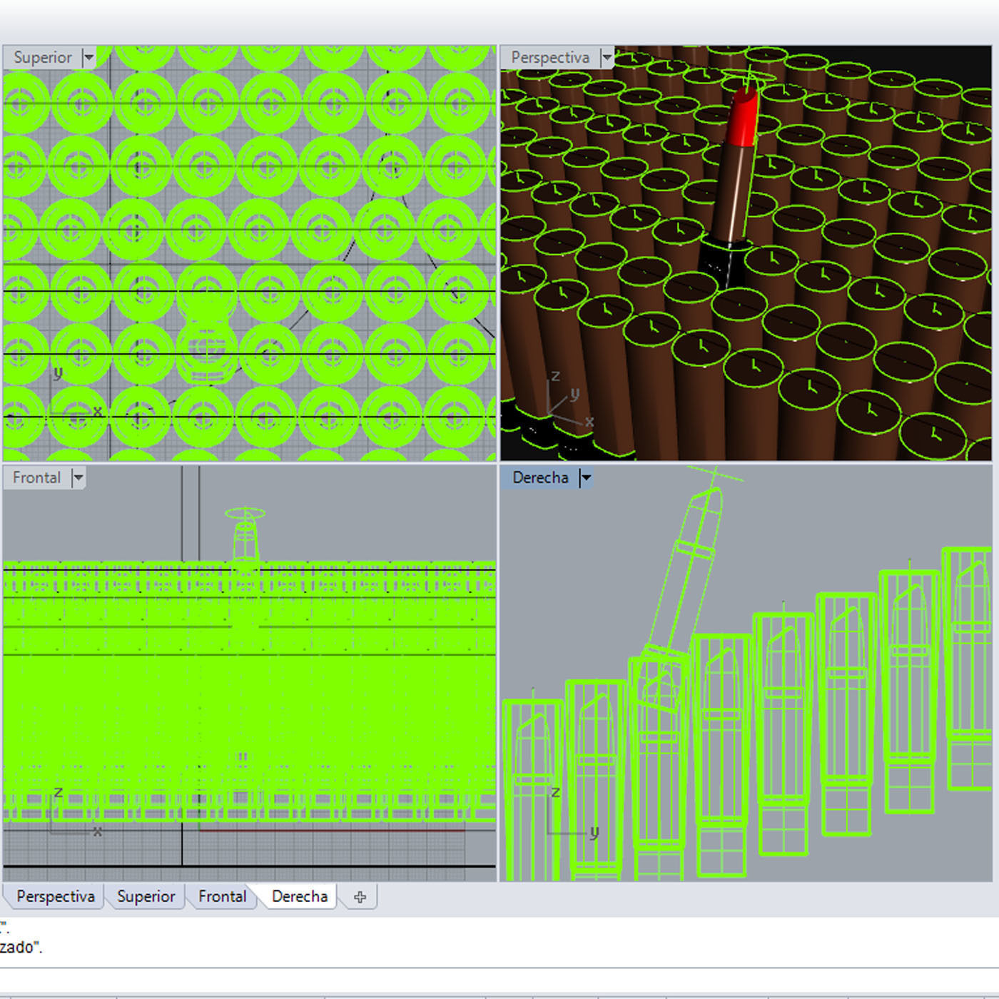 Lipstick-DAS--DigitalArtStudio-3D gold sphere 3D model_2