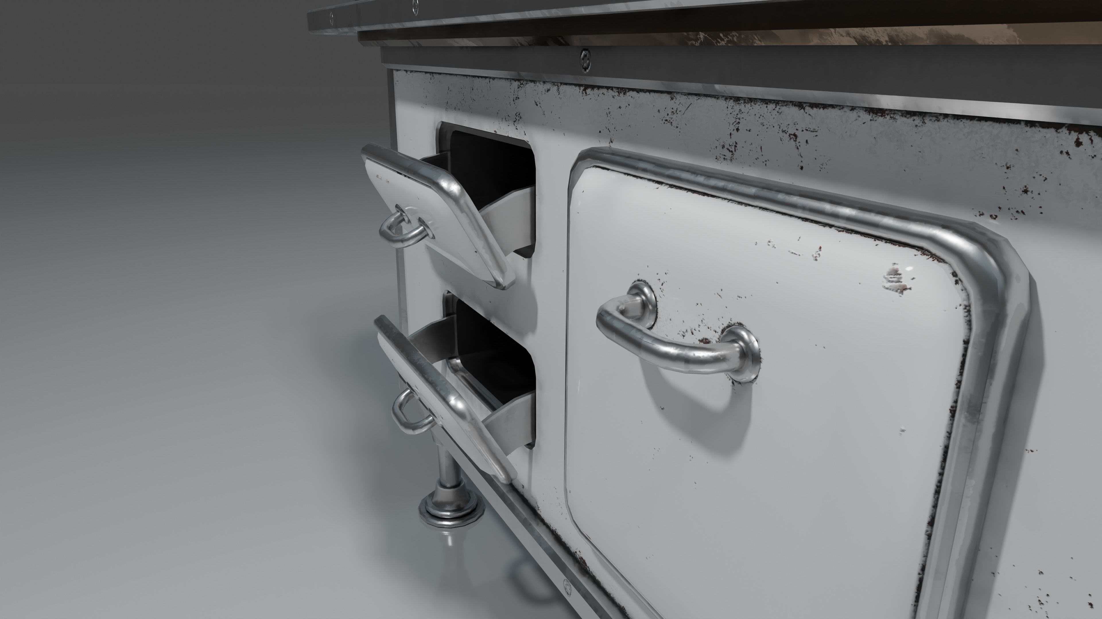 Wood Burning Stove Low-poly 3D model_17