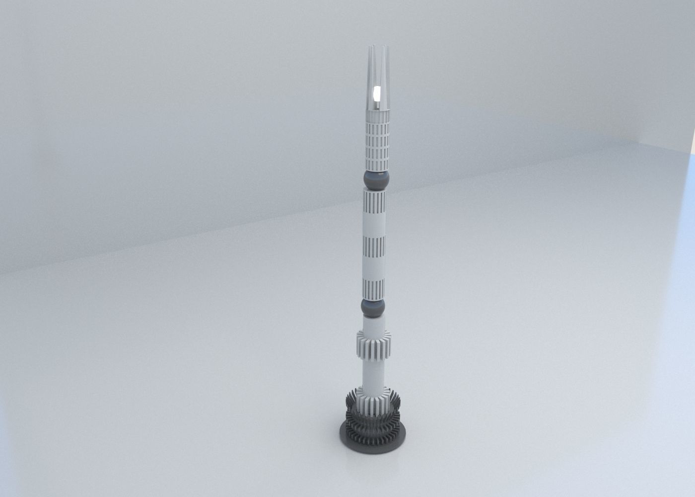 Animated Robot Hand using Bones  Low-Poly 3D  Low-poly 3D model_8