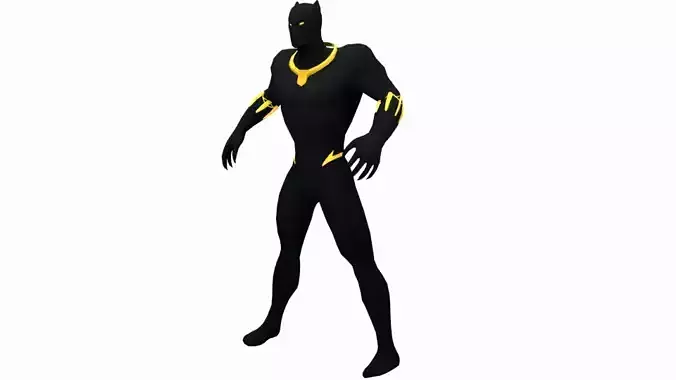 Black Panther 3D model