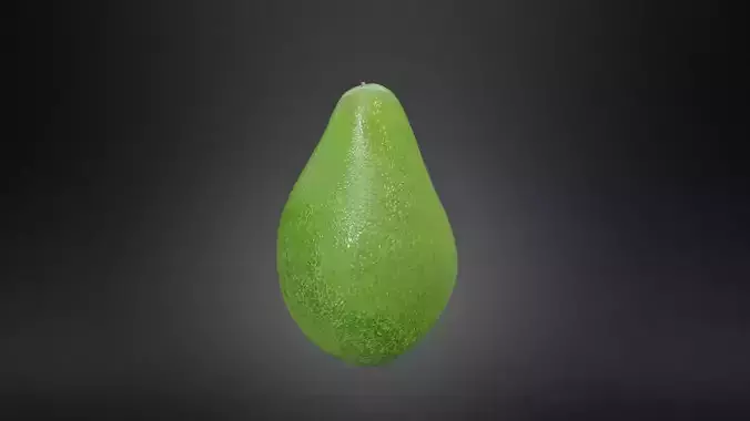 Avocado Low-poly 3D model