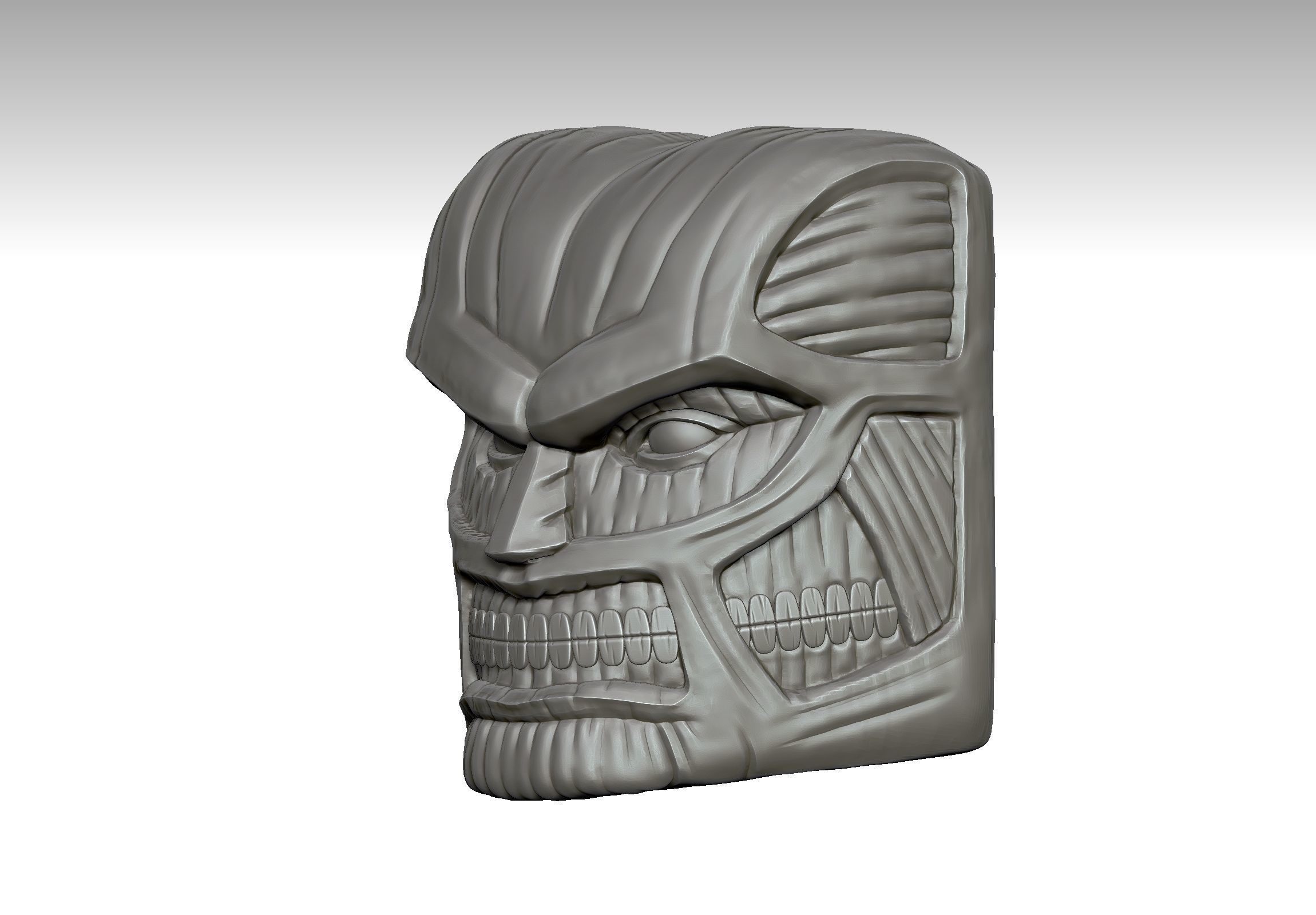 Colossal Titan - Keycap 3D mechanical keyboard - Attack on Titan 3D print model_9