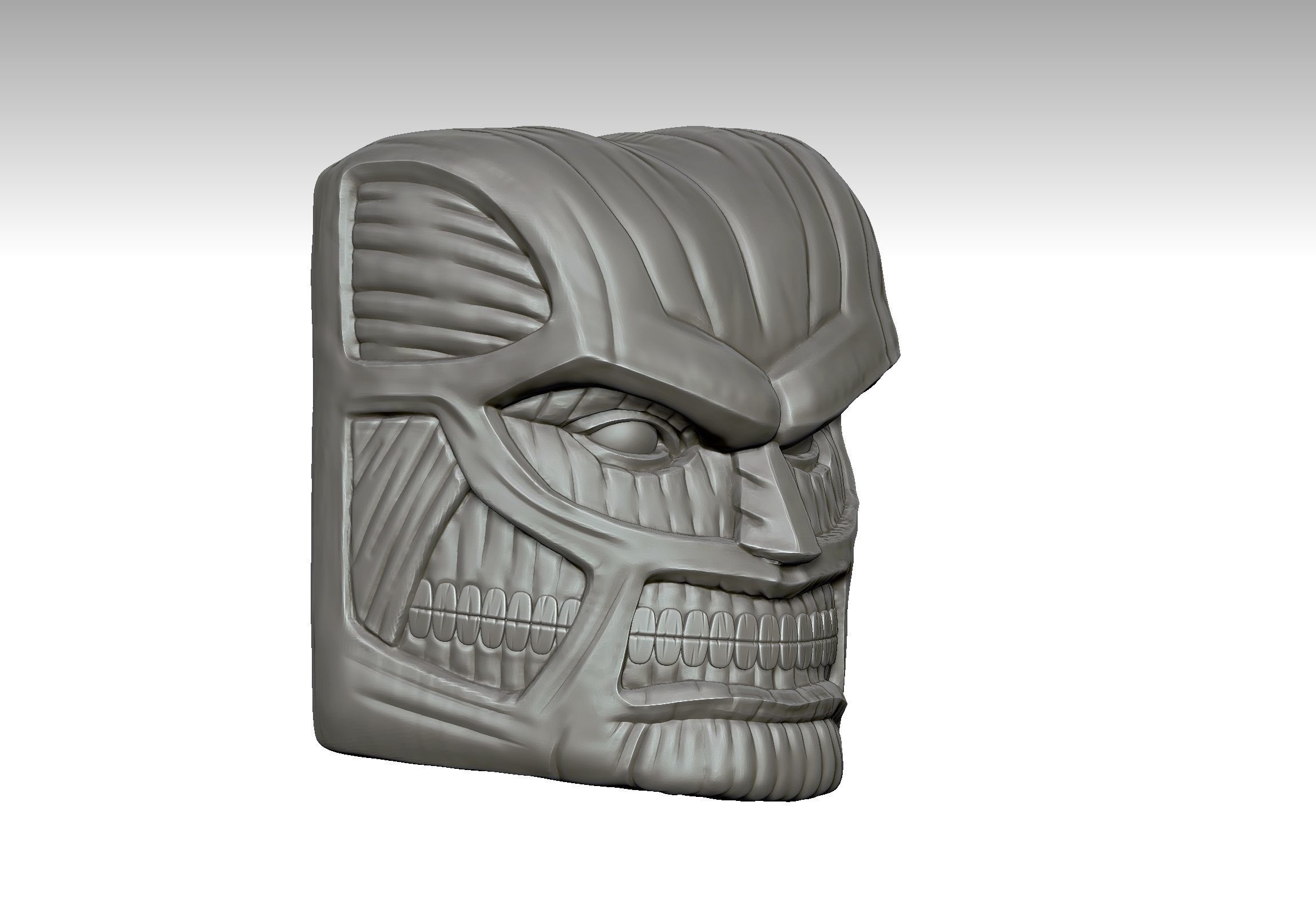 Colossal Titan - Keycap 3D mechanical keyboard - Attack on Titan 3D print model_15