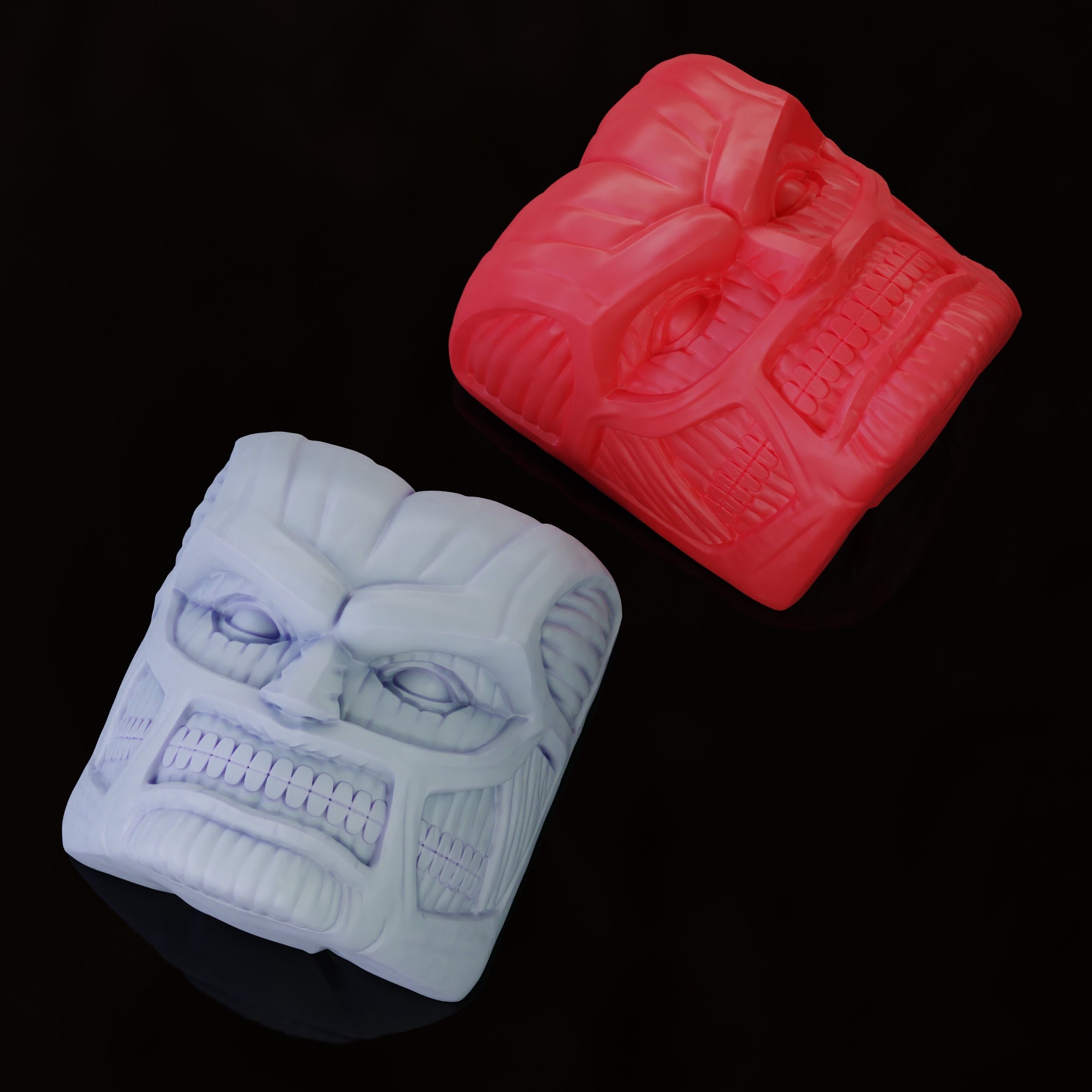 Colossal Titan - Keycap 3D mechanical keyboard - Attack on Titan 3D print model_7