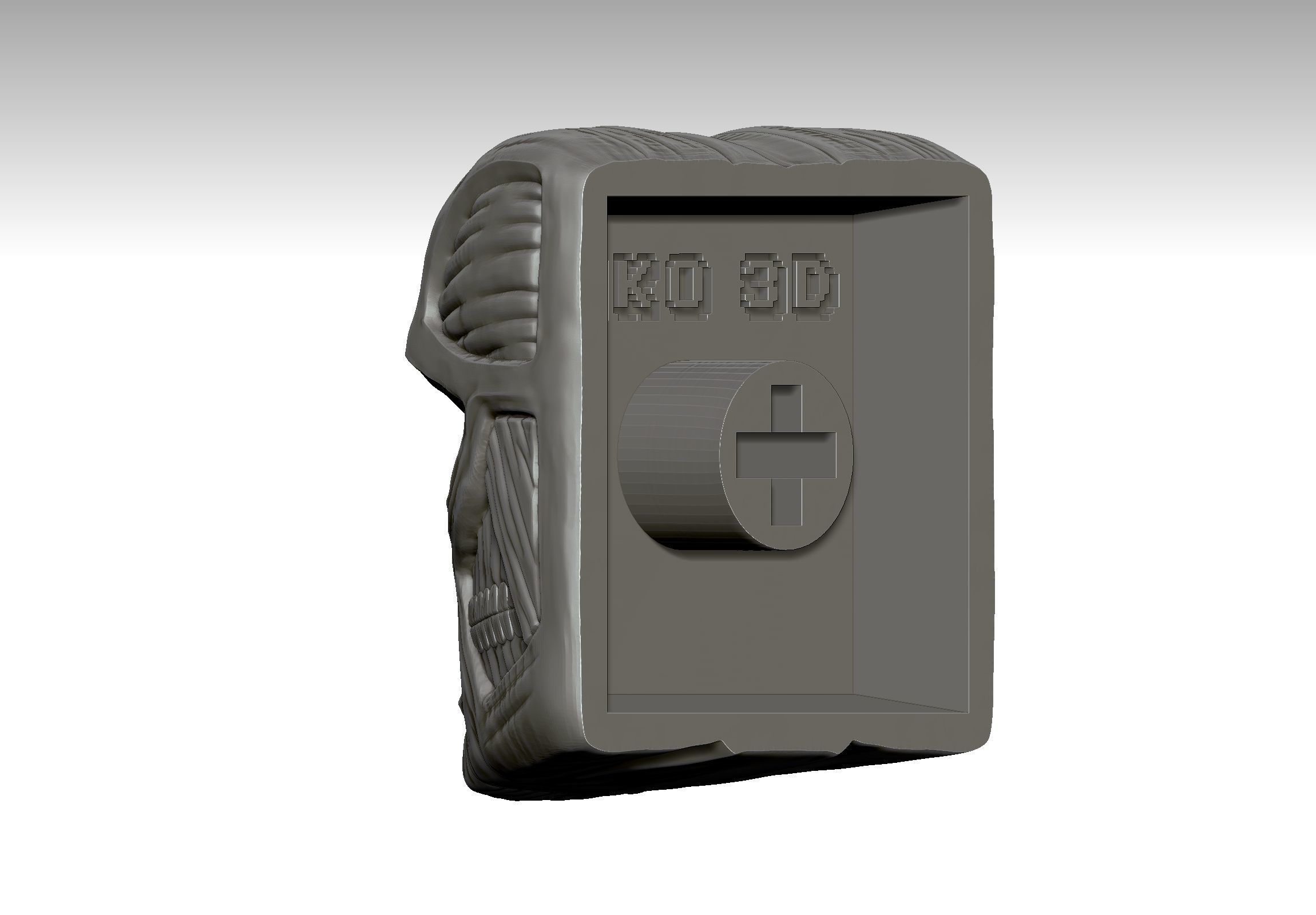 Colossal Titan - Keycap 3D mechanical keyboard - Attack on Titan 3D print model_11