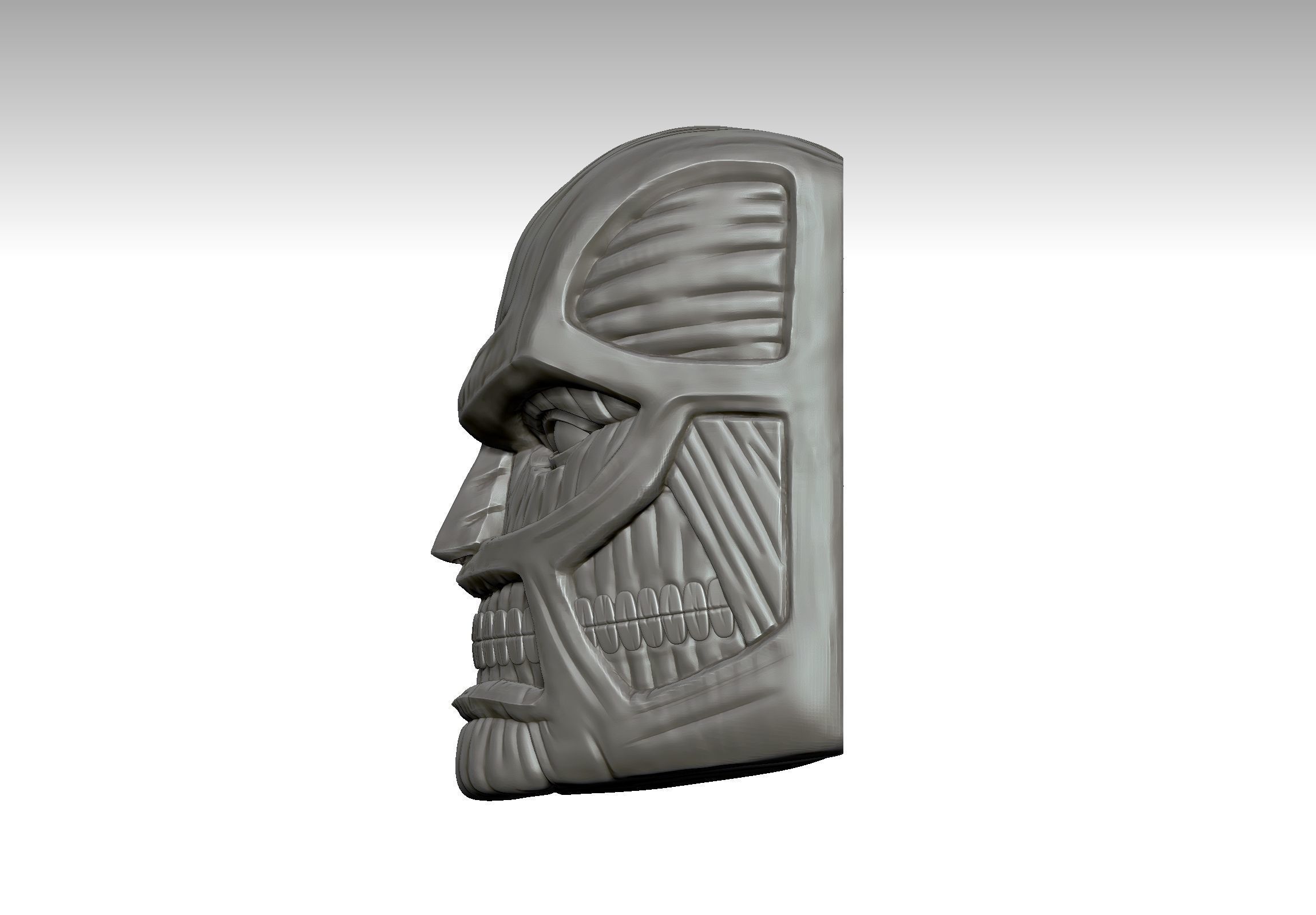 Colossal Titan - Keycap 3D mechanical keyboard - Attack on Titan 3D print model_10